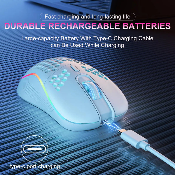 Vibrant Glow Wireless Mouse