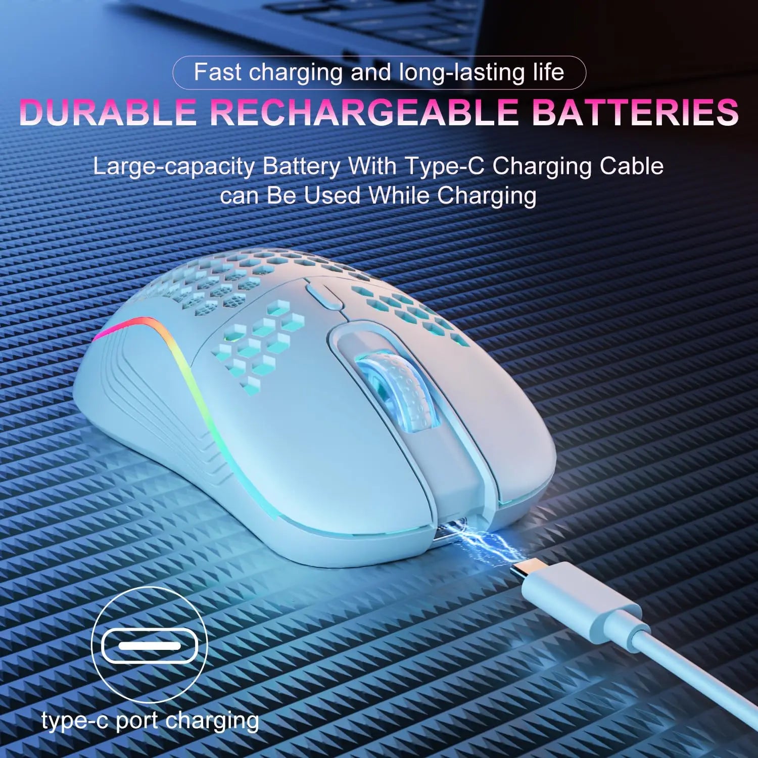 Vibrant Glow Wireless Mouse