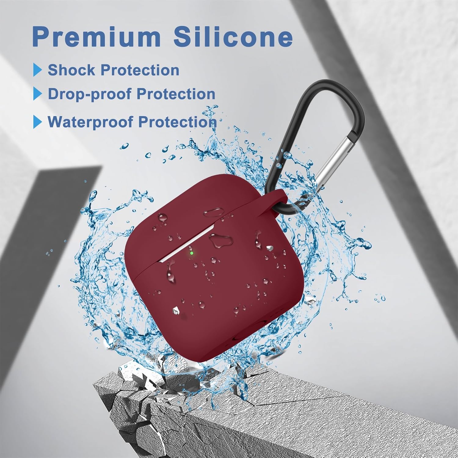 Elegant AirPods 4 Case with Clip