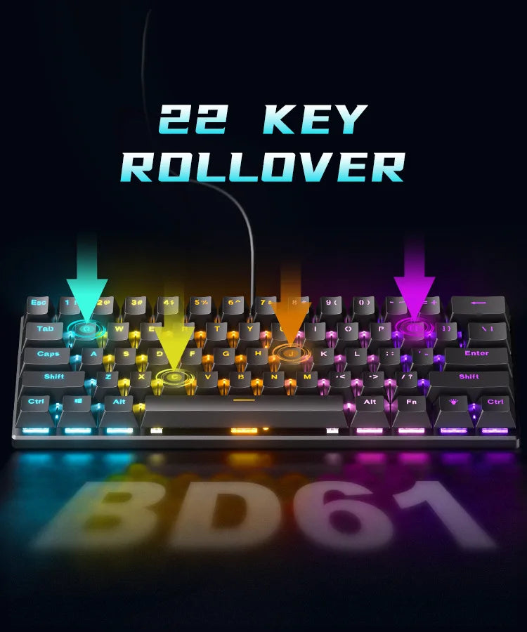 Mini Gaming Keyboard Adventure