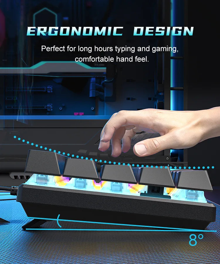 Mini Gaming Keyboard Adventure